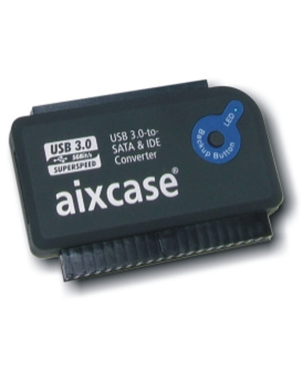 aixcase AIX-BLUSB3SI-PS carte et adaptateur d'interfaces SATA