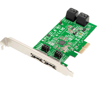 Dawicontrol DC-624E RAID contrôleur RAID PCI Express x2 2.0