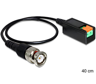 DeLOCK 83181 adaptateur et connecteur de câbles BNC 2p Noir