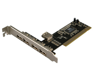 LogiLink 4+1-port USB 2.0 PCI Card carte et adaptateur d'interfaces