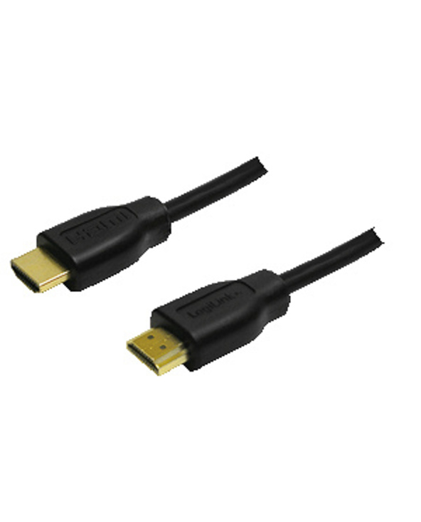 LogiLink 2m HDMI câble HDMI HDMI Type A (Standard) Noir