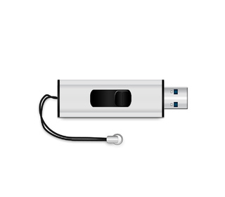 MediaRange MR914 lecteur USB flash 8 Go USB Type-A 3.2 Gen 1 (3.1 Gen 1) Noir, Argent