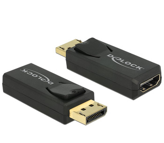 DeLOCK 65571 adaptateur et connecteur de câbles Displayport 1.2 HDMI Noir