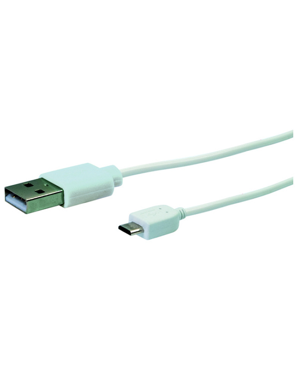 Schwaiger 3m USB 2.0 A - Micro-A câble USB USB A Micro-USB A Blanc