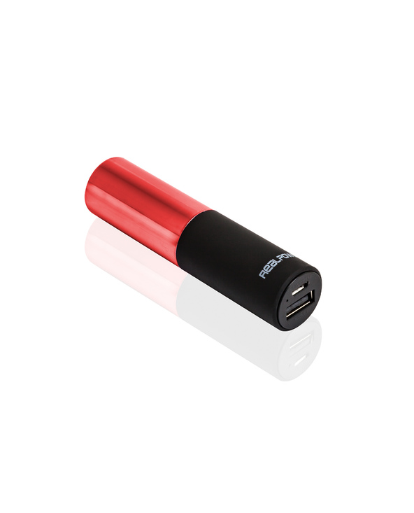 RealPower PB-Lipstick banque d'alimentation électrique Rouge 2500 mAh