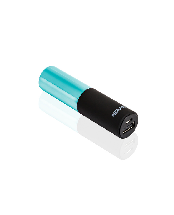 RealPower PB-Lipstick banque d'alimentation électrique Turquoise 2500 mAh