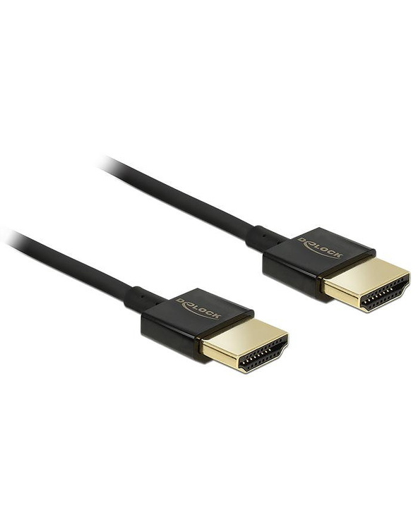 DeLOCK HDMI/HDMI, 1.5 m câble HDMI 1,5 m HDMI Type A (Standard) Noir