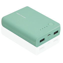 RealPower PB-10k banque d'alimentation électrique Turquoise 10000 mAh