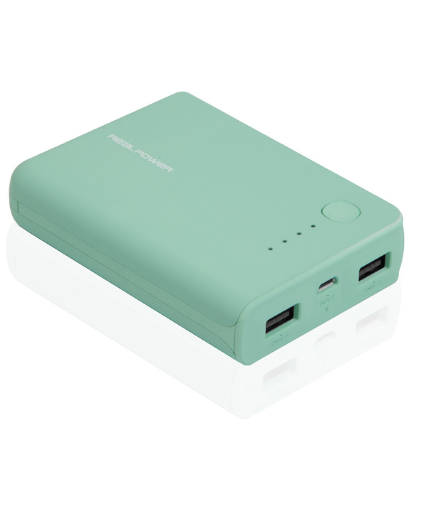 RealPower PB-10k banque d'alimentation électrique Turquoise 10000 mAh