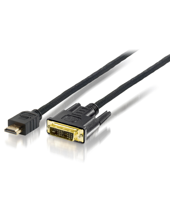 Equip 119329 câble vidéo et adaptateur 10 m HDMI DVI-D Noir