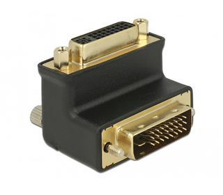 DeLOCK 65866 adaptateur et connecteur de câbles DVI-D DVI-I Noir