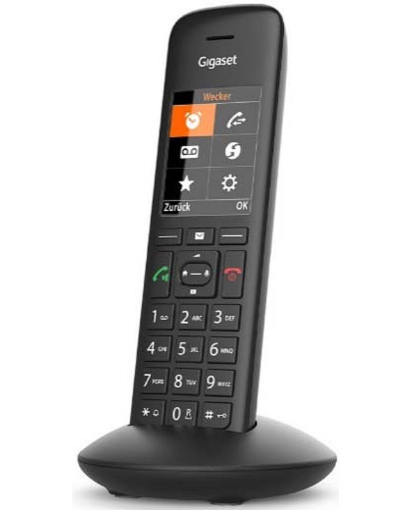 Gigaset C570HX Téléphone DECT Noir Identification de l'appelant