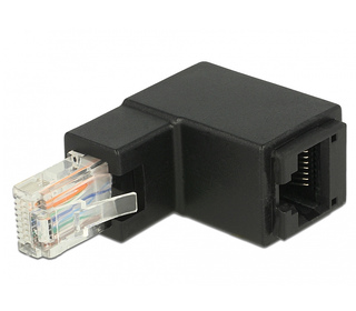 DeLOCK 86424 adaptateur et connecteur de câbles RJ-45 Noir