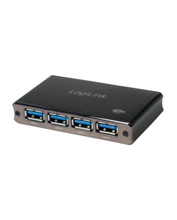 LogiLink UA0282 hub & concentrateur USB 3.2 Gen 1 (3.1 Gen 1) Micro-B 5000 Mbit/s Noir