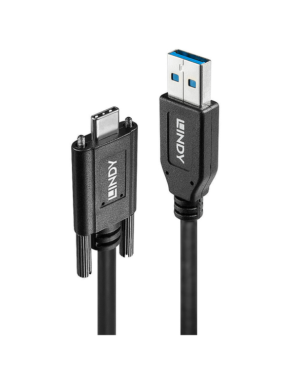 Lindy 41879 câble USB 1 m 3.2 Gen 2 (3.1 Gen 2) USB A USB C Noir