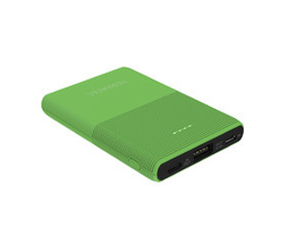 Terratec P50 Pocket banque d'alimentation électrique Vert Lithium Polymère (LiPo) 5000 mAh