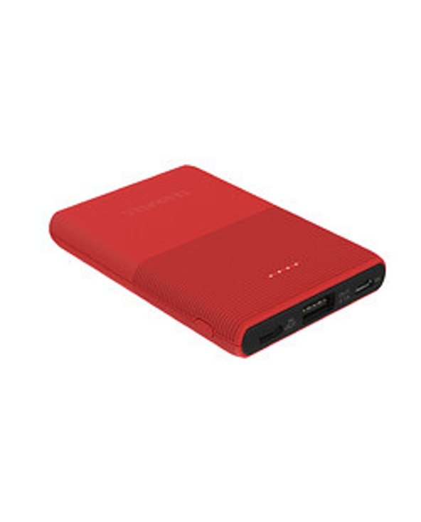 Terratec P50 Pocket banque d'alimentation électrique Rouge Lithium Polymère (LiPo) 5000 mAh