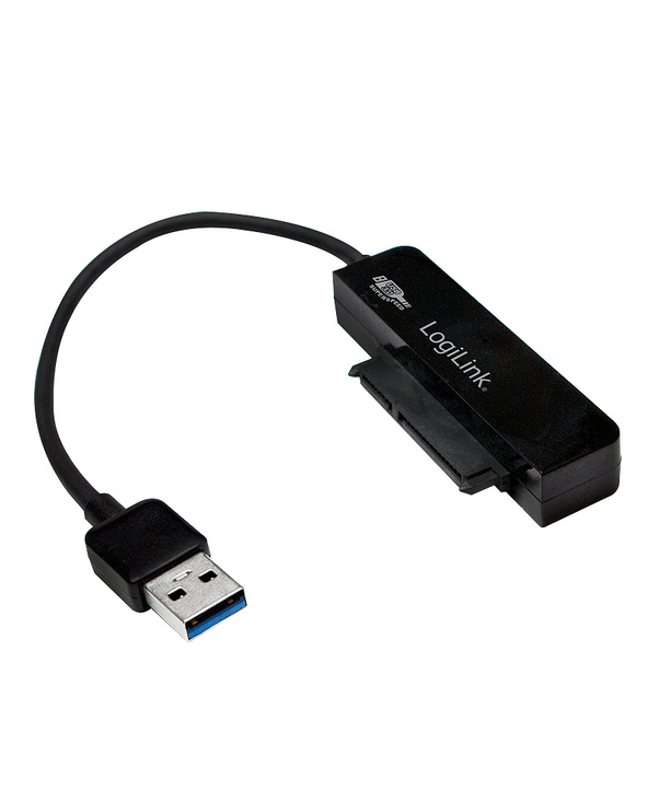 LogiLink AU0012A adaptateur et connecteur de câbles SATA USB 3.0 Noir