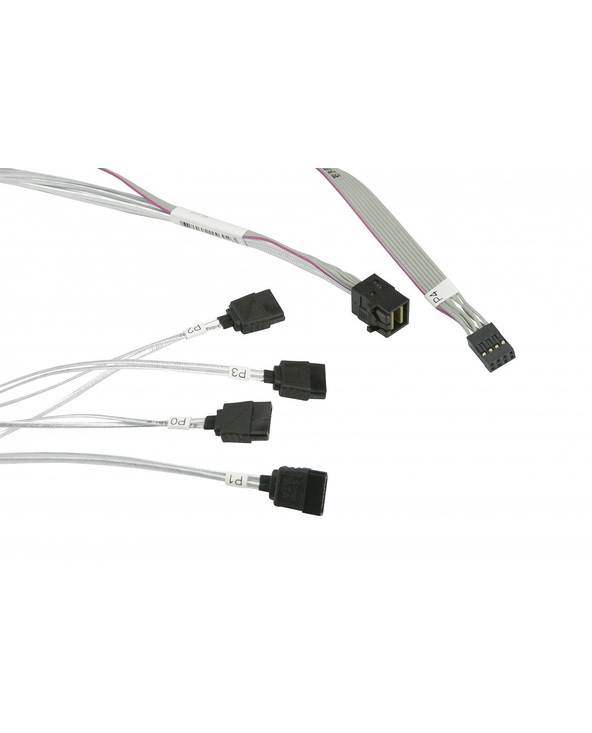 Supermicro CBL-SAST-0616 adaptateur et connecteur de câbles MiniSAS HD (SFF-8643) SATA Gris