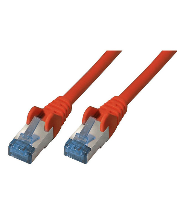S-Conn Cat6a, 0.25m câble de réseau 0,25 m S/FTP (S-STP) Rouge