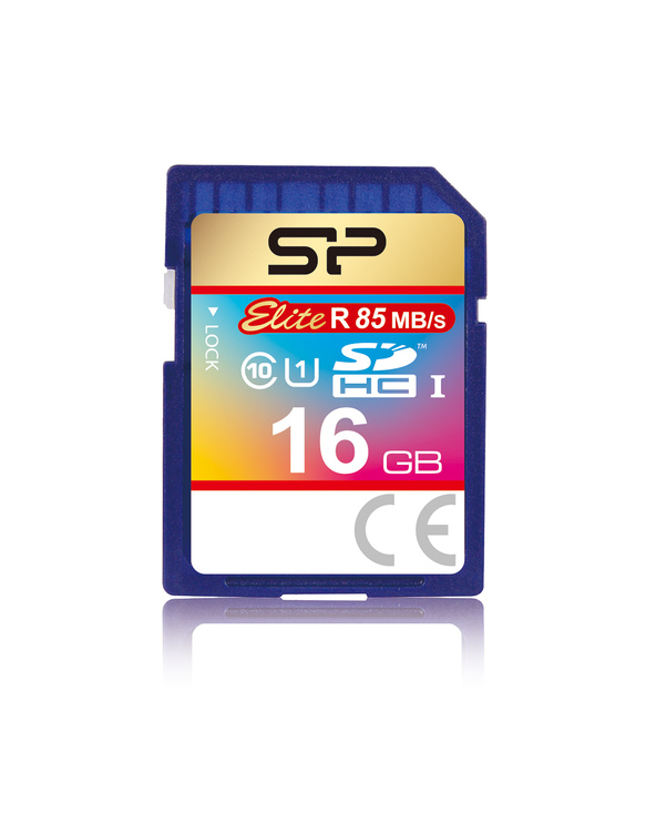 Silicon Power Elite UHS-I, 16GB mémoire flash 16 Go SDHC Classe 10