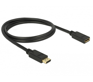 DeLOCK 83809 câble DisplayPort 1 m Noir