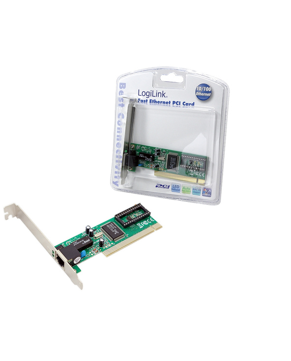 LogiLink PCI network card 100 Mbit/s Interne