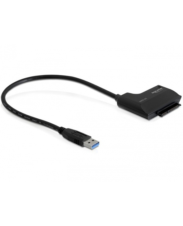 DeLOCK 61882 adaptateur et connecteur de câbles USB 3.0 SATA Noir