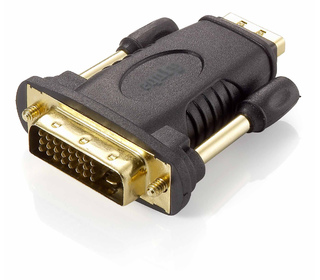 Equip 118908 adaptateur et connecteur de câbles DVI (24+1) HDMI A Noir