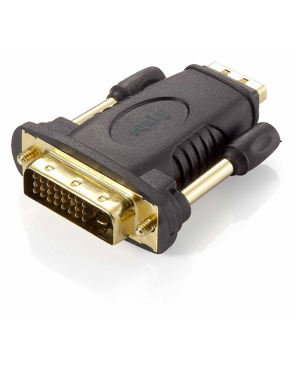 Equip 118908 adaptateur et connecteur de câbles DVI (24+1) HDMI A Noir