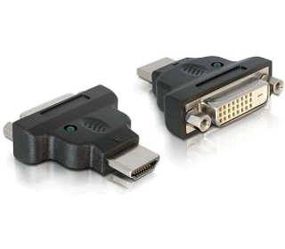 DeLOCK Adapter HDMI / DVI HDMI M DVI 25-pin FM Noir