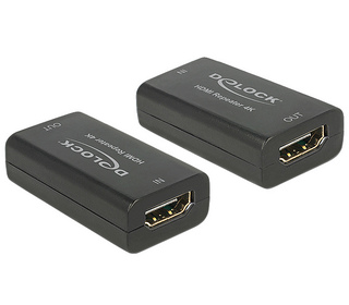 DeLOCK 11403 extension audio/video Noir