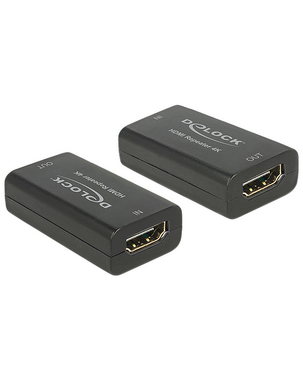 DeLOCK 11403 extension audio/video Noir