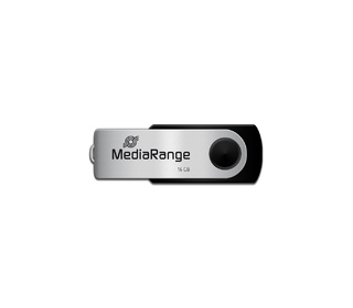 MediaRange MR910 lecteur USB flash 16 Go USB Type-A / Micro-USB 2.0 Noir, Argent