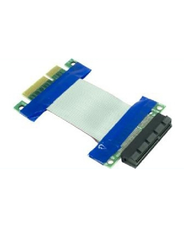 Inter-Tech 88885458 adaptateur et connecteur de câbles PCIe x4 Bleu, Gris