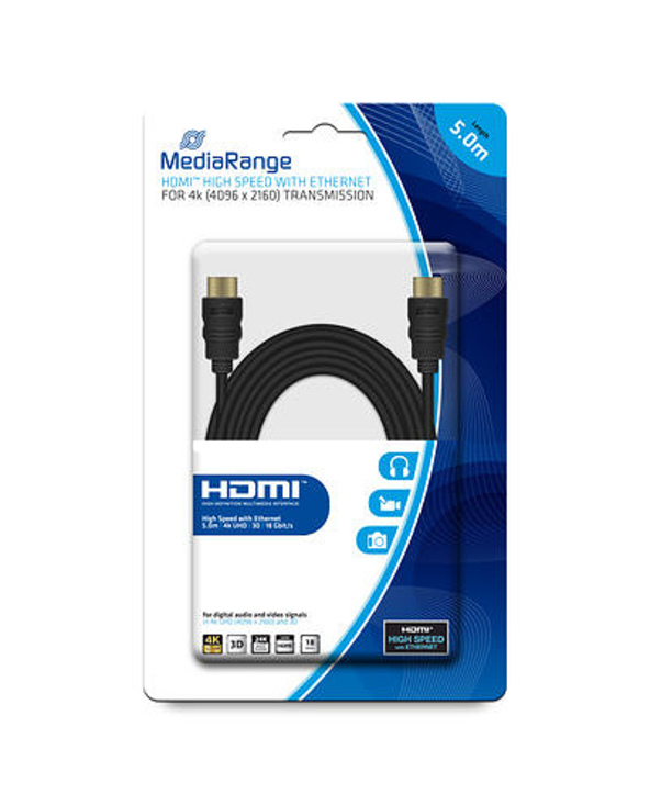 MediaRange MRCS158 câble HDMI 5 m HDMI Type A (Standard) Noir