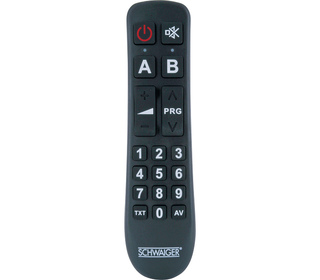 Schwaiger UFB1100 533 télécommande IR Wireless DVD/Blu-ray, TV, Tuner TV, Boitier décodeur TV Appuyez sur les boutons