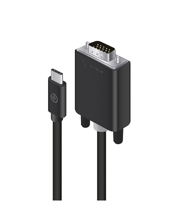ALOGIC ELUCVG-02RBLK câble vidéo et adaptateur 2 m USB Type-C VGA (D-Sub) Noir