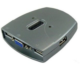 Sedna SE-KVM-USB-22 commutateur écran, clavier et souris Gris
