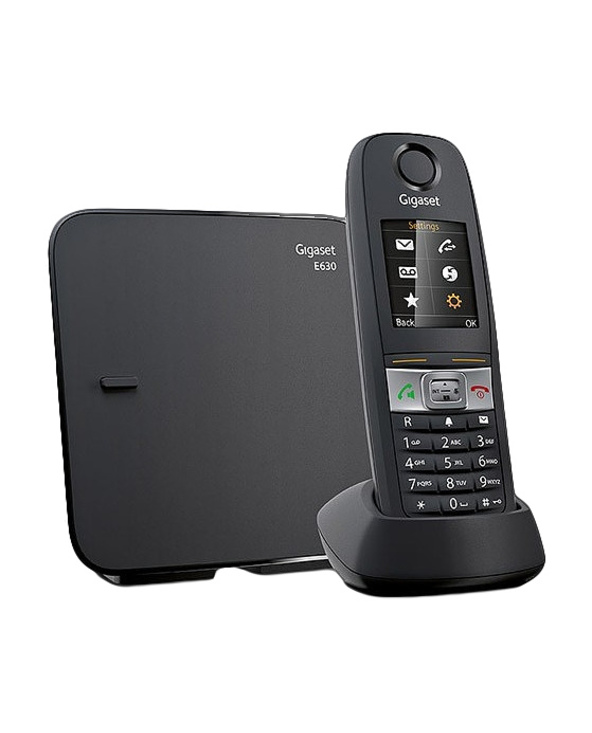 Gigaset E630 Téléphone DECT Noir Identification de l'appelant