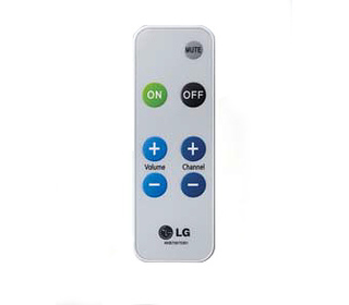 LG LCA-RCU02 télécommande IR Wireless TV Appuyez sur les boutons