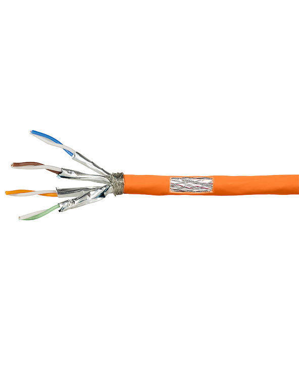 LogiLink CPV0060 câble de réseau 100 m Cat7 S/FTP (S-STP) Orange