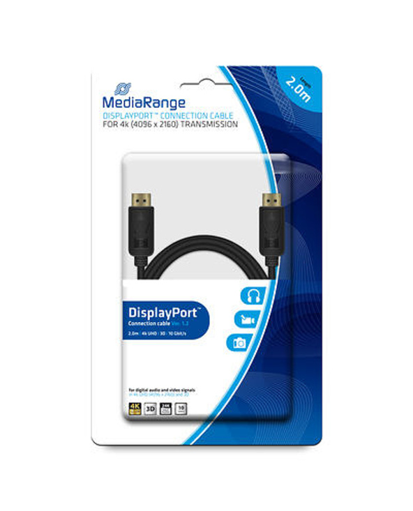 MediaRange MRCS159 câble DisplayPort 2 m Noir
