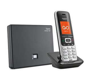 Gigaset S850A GO téléphone fixe Noir, Platine Combiné sans fil TFT 1 lignes
