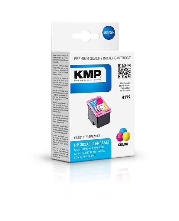 KMP H179 Compatible Cyan, Magenta, Jaune 1 pièce(s)