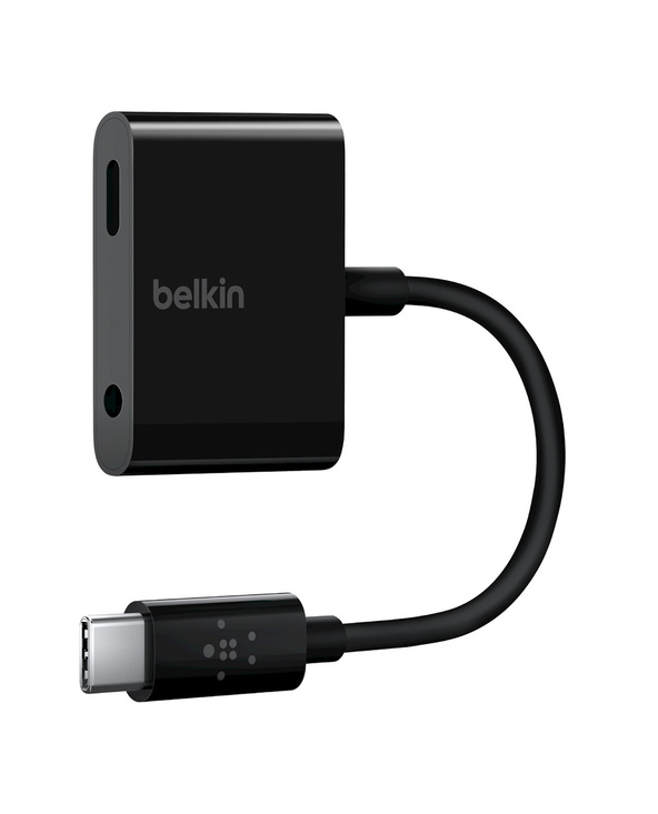 Belkin F7U080BTBLK adaptateur et connecteur de câbles USB-C USB-C/3.5mm Noir