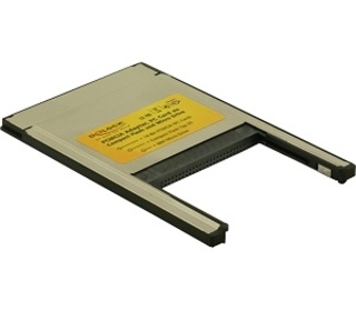 DeLOCK PCMCIA Card Reader 2 in 1 Compact Flash I/II - IBM Microdrive Typ II PC Card lecteur de carte mémoire
