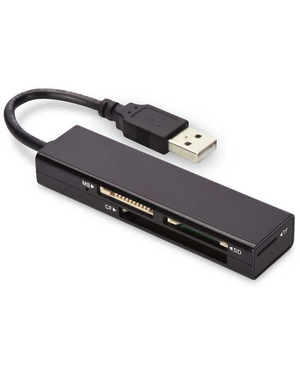 Ednet 85241 lecteur de carte mémoire Noir USB 2.0