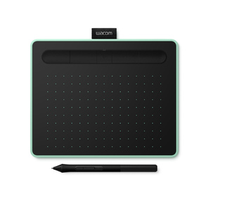 Wacom Intuos S Bluetooth tablette graphique 2540 lpi 152 x 95 mm USB/Bluetooth Vert, Noir