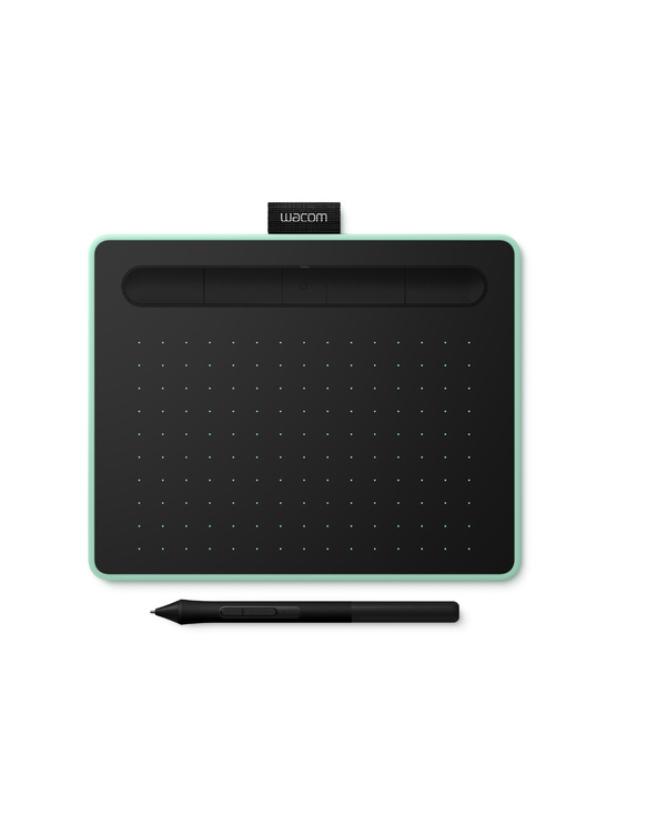 Wacom Intuos S Bluetooth tablette graphique 2540 lpi 152 x 95 mm USB/Bluetooth Vert, Noir